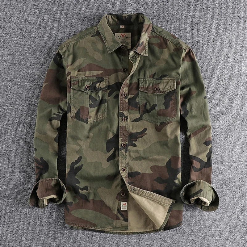 Paul | Camo Denim Shirt