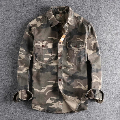 Paul | Camo Denim Shirt