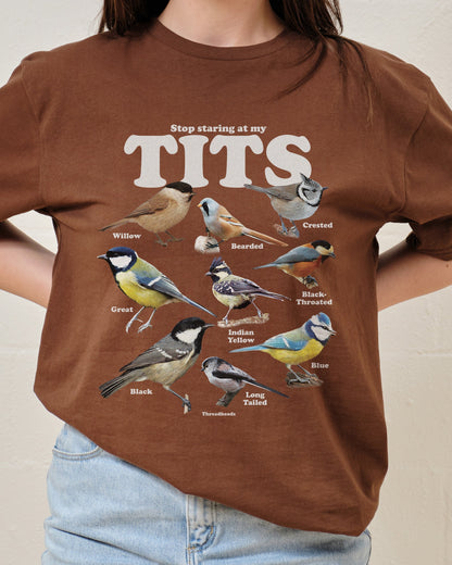 "Stop Staring At My Tits" Unisex T-Shirt