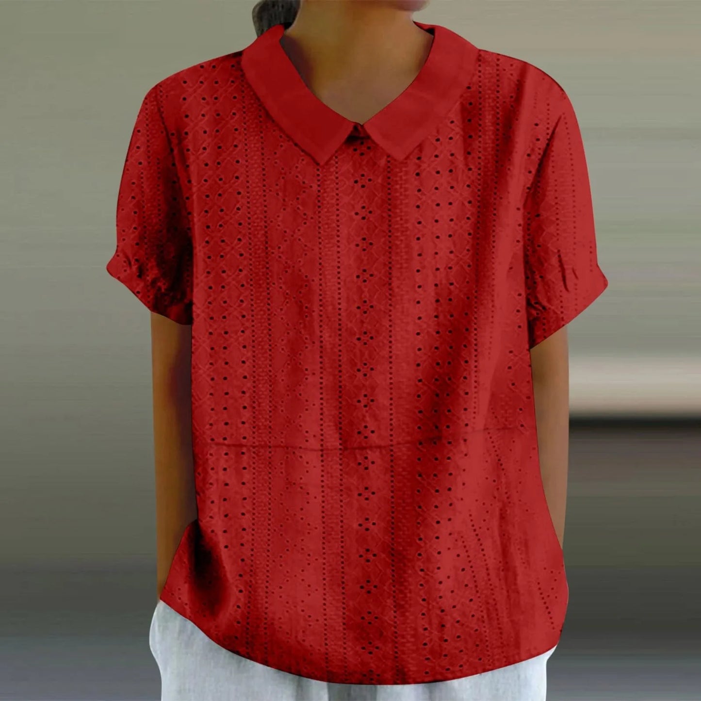 Karin | Vintage Katoenen Shirt