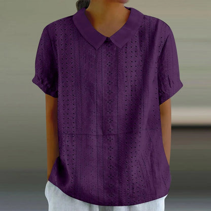 Karin | Vintage Katoenen Shirt