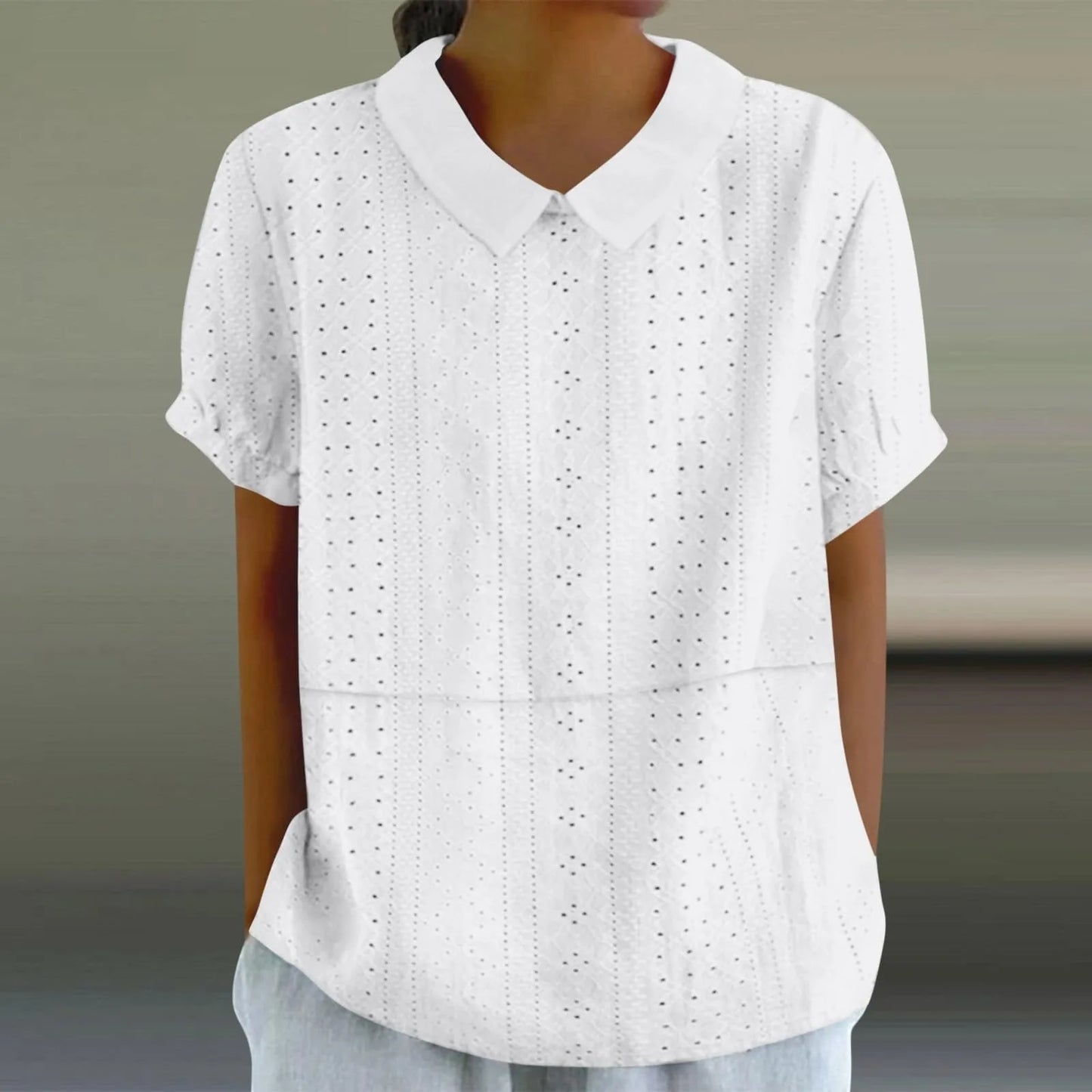 Karin | Vintage Katoenen Shirt