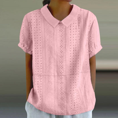 Karin | Vintage Katoenen Shirt