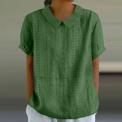 Karin | Vintage Katoenen Shirt