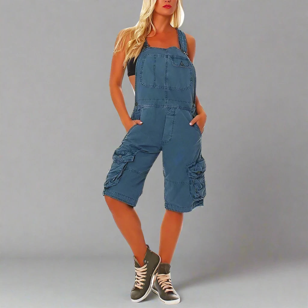 Fleur | Denim Overalls