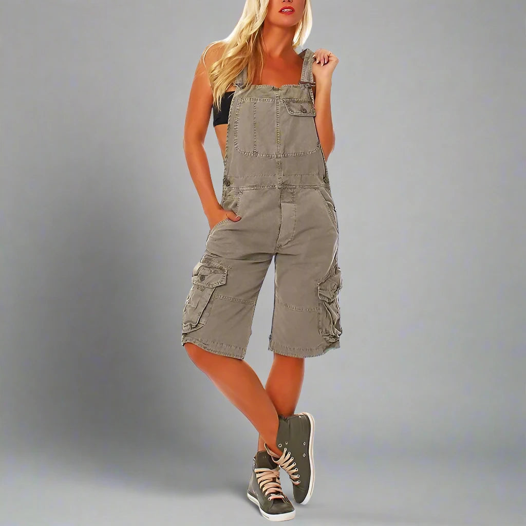 Fleur | Denim Overalls