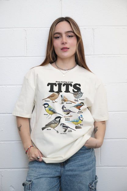 "Stop Staring At My Tits" Unisex T-Shirt